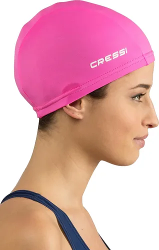 Vista 6 de Cressi Gorro de natación de lycra elástico, rosa