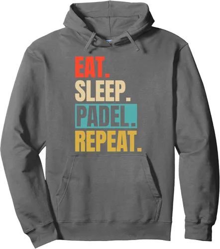 Vista 7 de Eat Sleep Padel Repeat - Sudadera con capucha para hombre y mujer