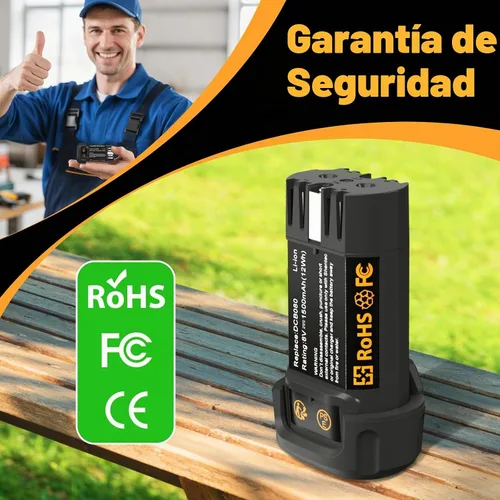 Vista 6 de Shentec Batería de 1500mAh 8V compatible con DEWALT DCB080