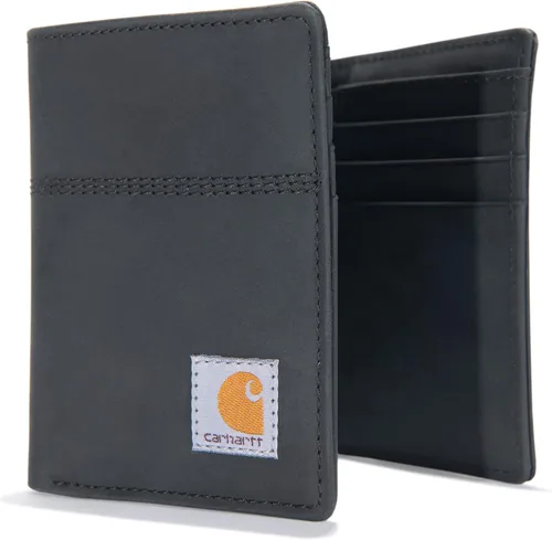 Vista 2 de Carhartt Carteras duraderas de tres pliegues, disponibles en estilos de cuero y lona
