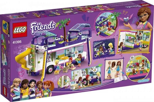 Vista 7 de LEGO Friends Autobús de la Amistad 41395 Heartlake City Juguete Playset Kit de Construcción Promueve Horas de Juego Creativo, Nuevo 2020 (778 Piezas)