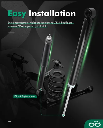 Vista 6 de SCITOO - Amortiguadores traseros para Mazda se adapta a 2014-2018 para Mazda 3 Shocks 3430041 5540 - Juego de 2 piezas