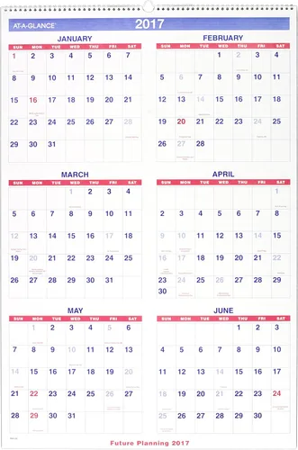 Vista 4 de AT-A-GLANCE Calendario mensual de pared 2016, 20 x 30 pulgadas (PM4-28)