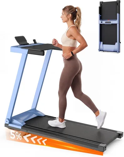 Vista 10 de 5% Incline Walking Pad Treadmill, 300LB Capacity Folding Treadmills for Home, Walking pad with Handle bar, 3.0 HP Quiet Dual Cushion System