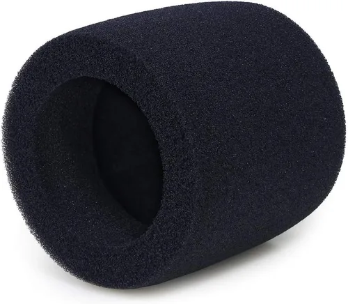 Vista 7 de SUNMON Shure MV7 Pop Filter - Cubierta de espuma para parabrisas de micrófono profesional compatible con micrófono Shure MV7 Podcast para minimizar