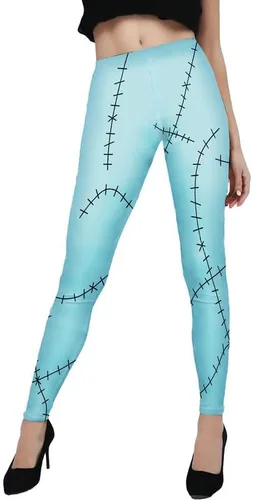 Vista 3 de Leggings de Mardi Gras para mujer, leggings elásticos con estampado gráfico divertido para el día de San Patricio