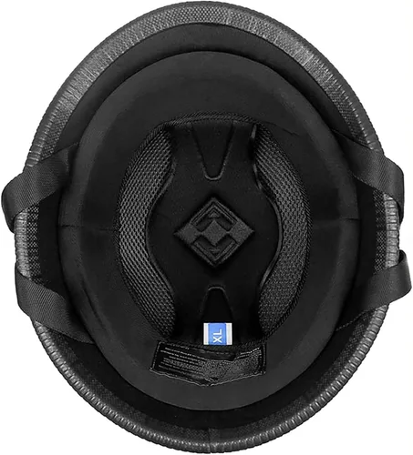 Vista 4 de Casco de motocicleta de estilo alemán vintage, casco delgado para adultos, hombres y mujeres, novedoso casco de media cara aprobado por DOT, casco