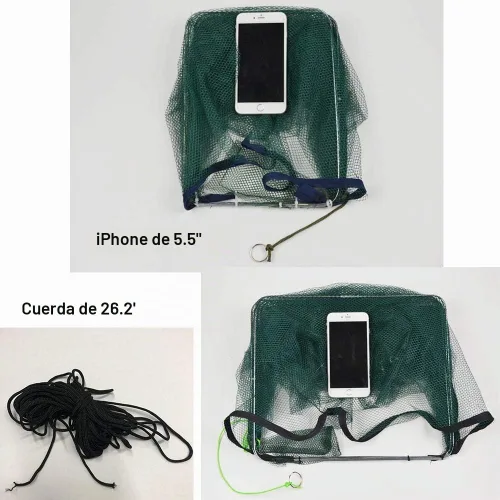 Vista 4 de ZffXH 1/2 PCS trampa de cebo de pesca plegable para peces pececillos cangrejo