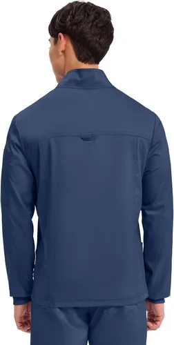 Vista 3 de Cherokee Workwear WW Revolution WW320 - Chaqueta con cremallera frontal para hombre Azul marino