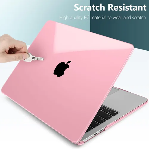 Vista 4 de TWOLSKOO Funda compatible con M4 MacBook Air de 15 pulgadas versión 2025-2023 M4 A3241 M3 A3114 M2 A2941, carcasa rígida de plástico, protector