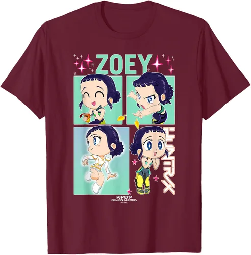 Vista 11 de Kpop Demon Hunters Zoey Camiseta Oficialmente Autorizada