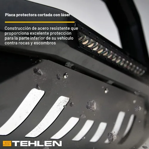 Vista 8 de Stehlen 733469493044 Compatible con 2009-2018 Dodge Ram 1500/2019-2022 Classic Advance Series Barra de toro LED de aluminio en negro mate
