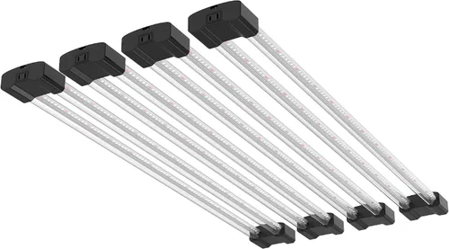Vista 2 de DYMOND BoostGro - Luz LED de crecimiento de espectro completo 5,000 K luz diurna + 660 nm rojo vinculable tubo de iluminación para plantas