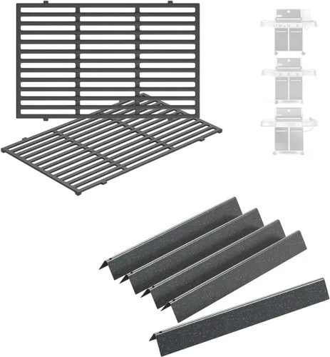 Vista 13 de SafBbcue Rejilla de cocción para Coleman Fold N Go parrilla portátil de hierro fundido parrilla para Coleman 2000020932 parrilla portátil, 1 unidad