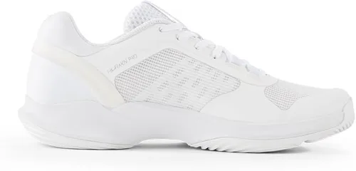 Vista 3 de WILSON Zapatos de pádel Hurakn Pro V2 para mujer, Blanco/Blanco/Plateado