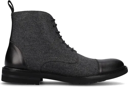 Vista 8 de TAFT Jack Boot - Botas de vestir hechas a mano de cuero y lana para hombre