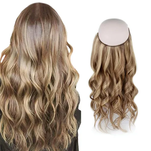 Vista 36 de Sassina Extensiones de Cabello con Alambre Invisible Cabello Humano Real con Alambre Transparente Tamaño Ajustable Clips Seguros Naturales Liso