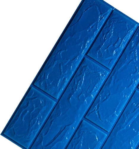 Vista 10 de ECYC Ltd Paneles de pared de espuma de ladrillo 3D de 13.78 x 30.31 x 0.18 pulgadas, paneles de papel tapiz de espuma autoadhesivos, calcomanías