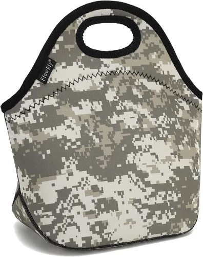 Vista 21 de FlowFly Lonchera de neopreno para niños, bolsa suave con aislamiento, mini hielera térmica para niños, niñas, hombres, mujeres, escuela, trabajo