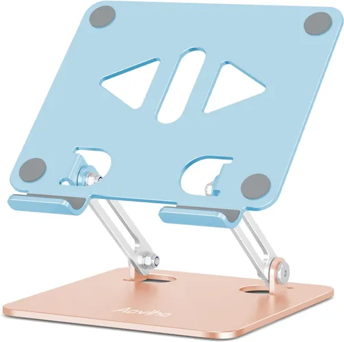 Vista 14 de Aoviho Soporte de tableta para escritorio,Soporte ajustable para tableta Aurora Bloom
