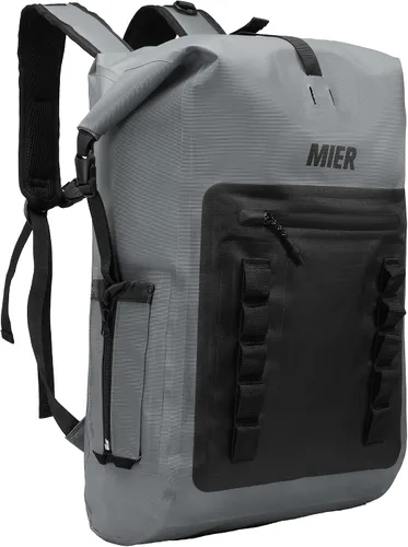 Vista 9 de MIER Mochila impermeable Saco con cierre de parte superior enrollable Bolsa seca ligera, Mochilas tipo mochila