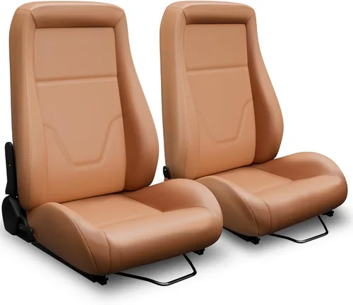 Vista 17 de Asientos universales de carreras, asientos de cubo con deslizadores dobles, asientos deportivos para automóvil, simulador de conducción, asientos