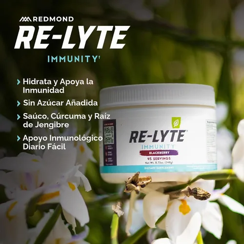 Vista 4 de REDMOND Re-Lyte Immunity, mezcla de suplementos multivitamínicos (BlackBerry)