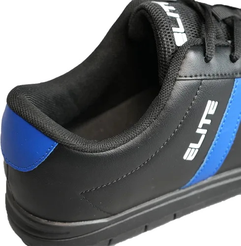 Vista 4 de ELITE Zapatos de bolos deportivos básicos con cordones para hombre con suela deslizante universal para jugadores diestros o zurdos