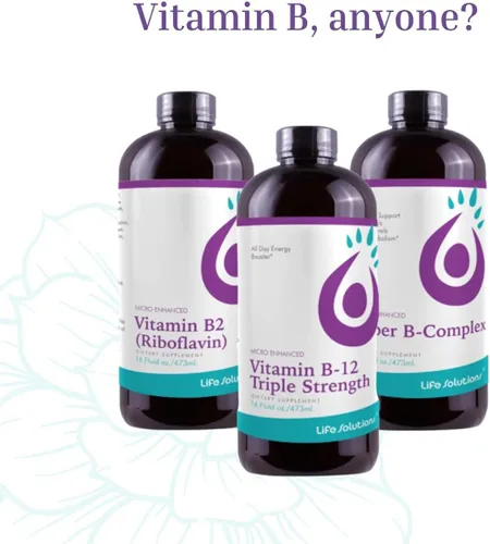 Vista 8 de Life Solutions Liquid Super B Complex -32 oz Aumenta naturalmente los niveles de energía de tu cuerpo