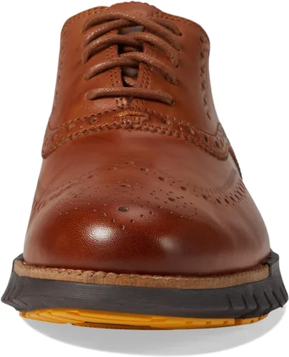 Vista 7 de Cole Haan Zerogrand Remastered Wing Tip Oxford para hombre Tostado Británico/Café