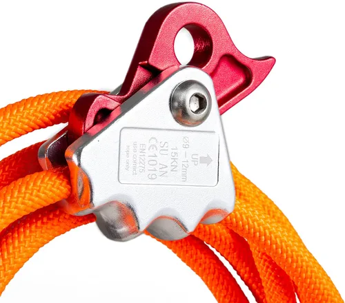 Vista 7 de Kit de línea de acero de 1/2 "x 8' para árboles trepadores Cordón ajustable con núcleo de acero para escalada de árboles, arnés de cordón Flipline