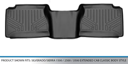 Vista 3 de SMARTLINER Alfombrillas de segunda fila para Chevrolet Silverado 1500 1999-2006