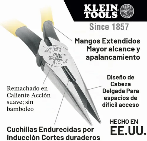 Vista 13 de Klein Tools 92911 Kit de herramientas, juego de herramientas para aprendices, 4 alicates, pelacables y cortador, 4 destornilladores, cinturón