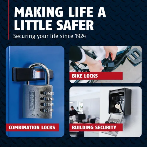 Vista 6 de Candado ABUS 20/70 KD B de acero inoxidable, alta y extrema seguridad, 20/70 KD B