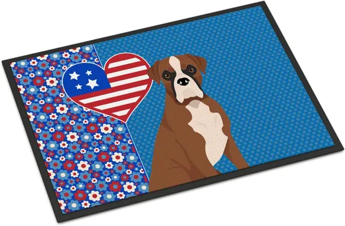 Vista 54 de Caroline's Treasures WDK5119JMAT Airedale Terrier USA - Tapete para interiores o exteriores, 24 x 36 pulgadas, tapete para puerta delantera