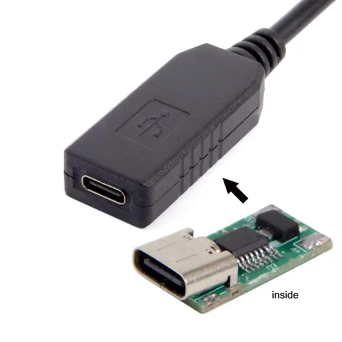 Vista 6 de chenyang Adaptador USB C a CC 20V USB C a 0.157 * 0.067 in Enchufe de alimentación PD 65W Emulador Trigger Cable de carga
