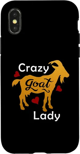 Vista 5 de Funda de regalo para iPhone 12 mini Crazy Goat Lady Gold Funny Meme Farm Life Goat Lover