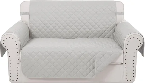 Vista 51 de Fundas para Silla Reclinable Reversibles Funda de Sofá para Mascotas Protector de Muebles Lazy Boy (Silla 23'', Beige/Beige)