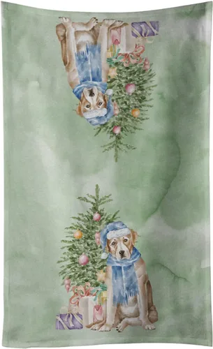 Vista 16 de Caroline's Treasures Toalla de cocina Christmas English Bulldog #2, 15 X 28, multicolor
