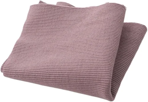 Vista 19 de TinaKim Tela elástica acanalada, cinturas, cuello, puños, chaqueta, sudadera con capucha, material para coser ropa (rosa 1, 43 x 8 pulgadas)