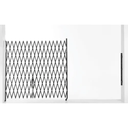 Vista 3 de Global Industrial Puerta de seguridad plegable simple de 7-1/2'W, 6-1/2'H