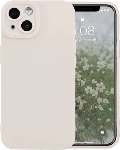 Vista 8 de DEFBSC Compatible con iPhone 14, funda de silicona líquida, funda protectora para cámara, protección de cuerpo completo de goma de gel, funda