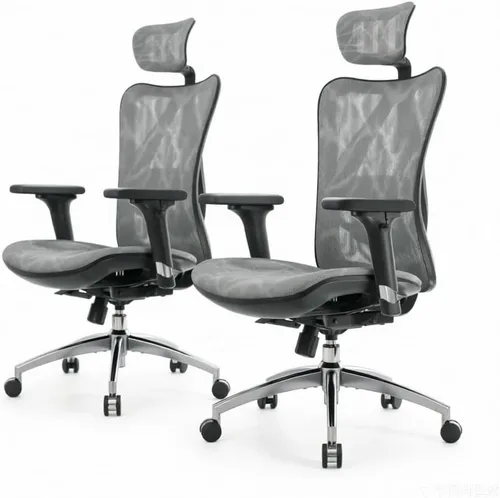 Vista 19 de SIHOO Silla de oficina ergonómica M57, silla de escritorio con respaldo