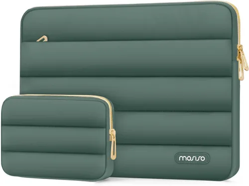 Vista 25 de MOSISO Funda para laptop de 13.3 pulgadas, 13-13.3 pulgadas funda de Marrón