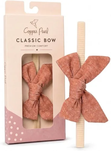 Vista 27 de Copper Pearl Classic Baby Bow Headbands - Limited Collection