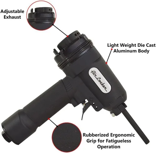 Vista 3 de Air Locker AP700-KIT3 - Clavadora profesional de perforación de aire, removedor de uñas, extractor de uñas con destornillador de pistón. Entrada