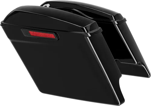 Vista 16 de TCMT Alforjas estiradas de 4" para Harley Street Glide 2014-23 Billiard Red