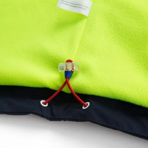 Vista 5 de Mallimoda Chaqueta impermeable con capucha para niños con cremallera