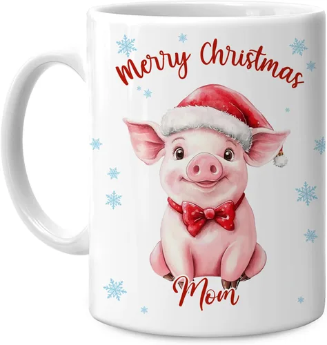 Vista 42 de Hyturtle Regalos personalizados para amantes de los osos – Taza de café de cerámica con nombre personalizado de oso con sombrero de Papá Noel