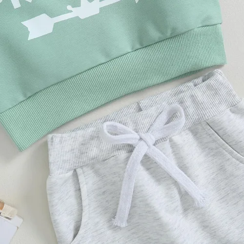 Vista 31 de GOOCHEER Conjunto de ropa de manga larga para niña pequeña, camisa y pantalones para niña, conjunto de ropa de primavera, otoño e invierno